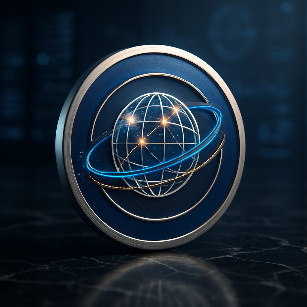 ICANN style badge