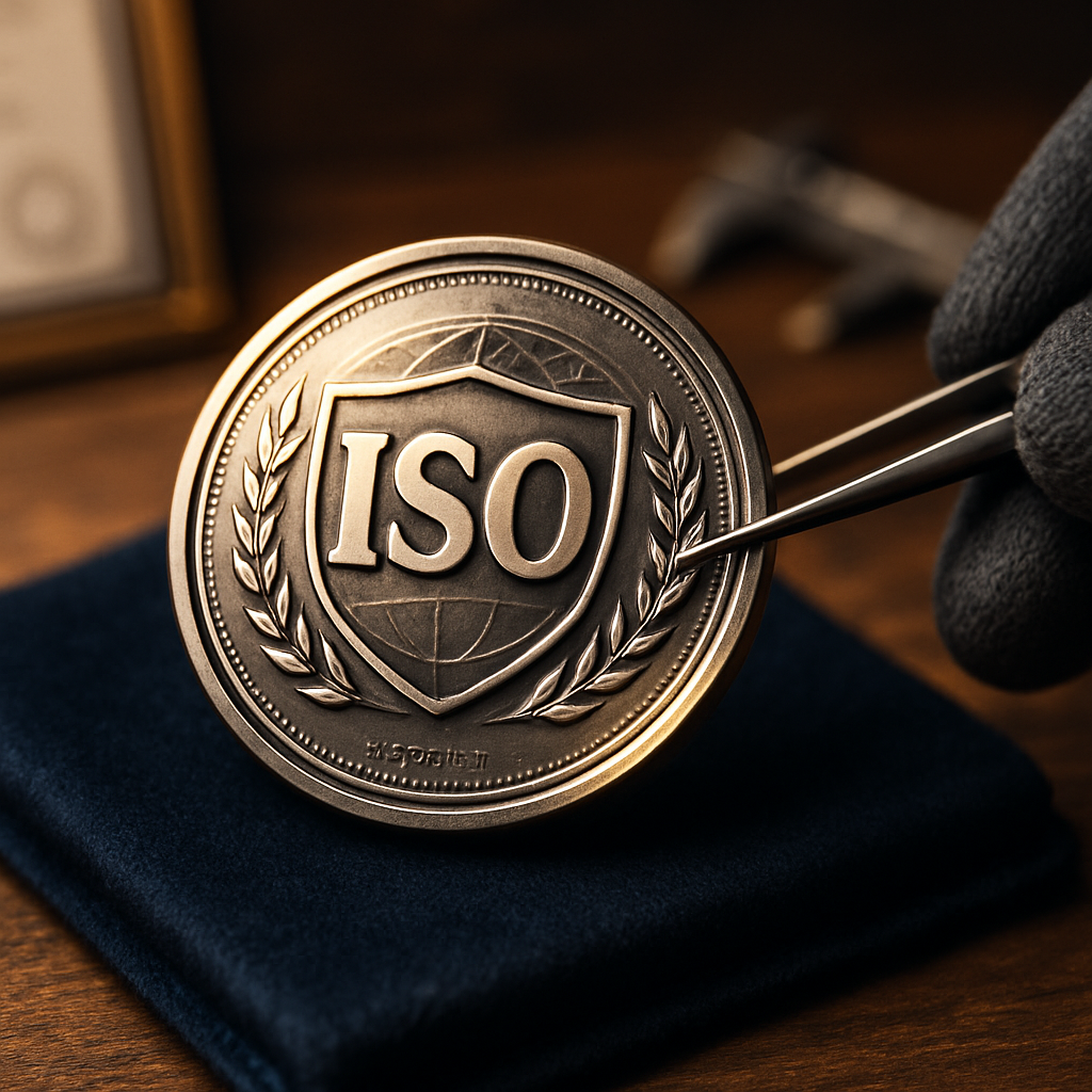 ISO badge